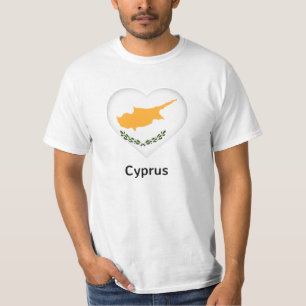 Heart - Cyprus Flag T-Shirt