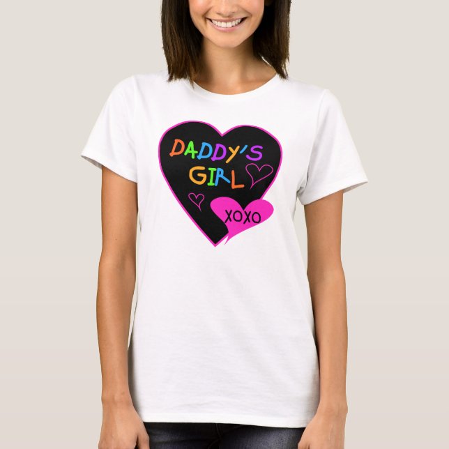 Heart Daddy's Girl T Shirts and Gifts (Front)