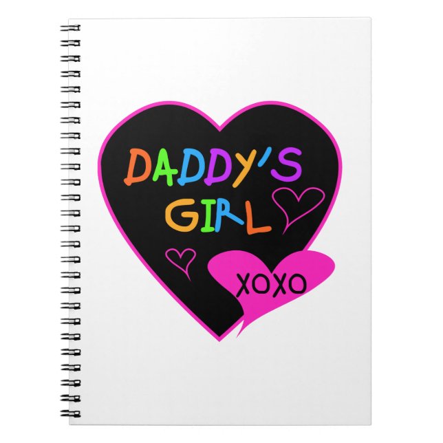 Heart Daddy's Girl T Shirts and Gifts Notebook (Front)