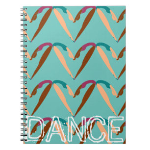 heart DANCE, LOVE dance. Notebook