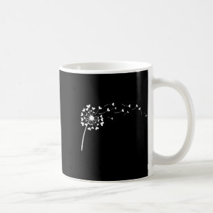 Heart Dandelion Flower Love Cute Valentines Day Wo Coffee Mug