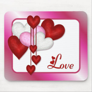 Heart Decor Mouse Mat