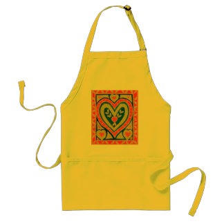 Heart Design Apron