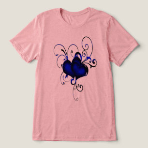Heart design Art for fashion Tri-Blend Shirt