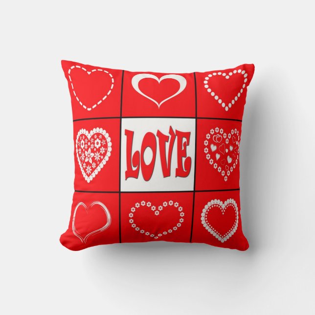 Heart design cushion (Front)