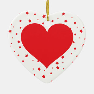 Heart design - Customise your own Ceramic Tree Decoration