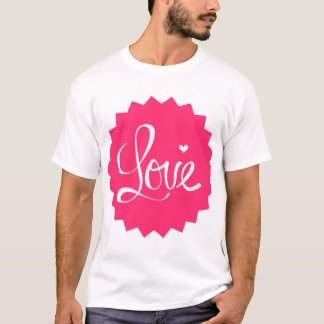 Heart design logo tshirt