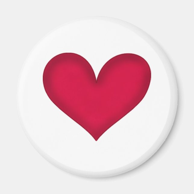 heart design magnet (Front)