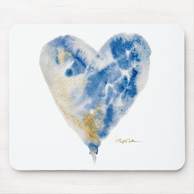Heart Design Mouse Mat (Front)