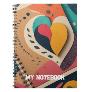 Heart-Designed Notebook