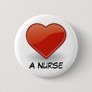 Heart Designs 6 Cm Round Badge