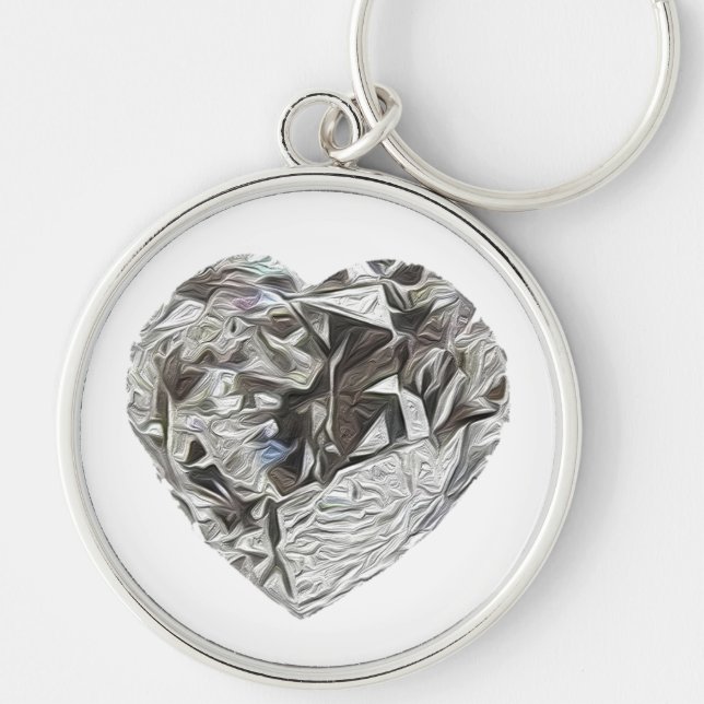 Heart Diamond Key Ring (Front)