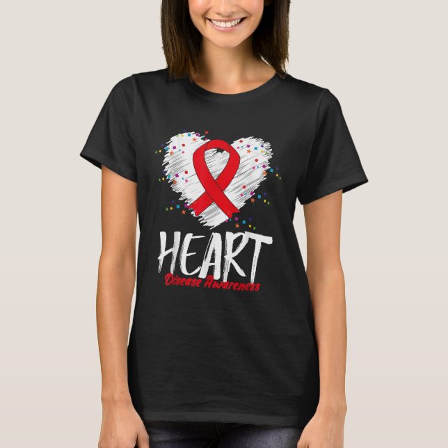 Heart Disease Awareness _2  T-Shirt (Front)