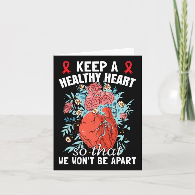 Heart Disease Awareness  Card (Front)