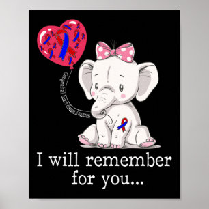 Heart Disease Awareness Elephant Poster