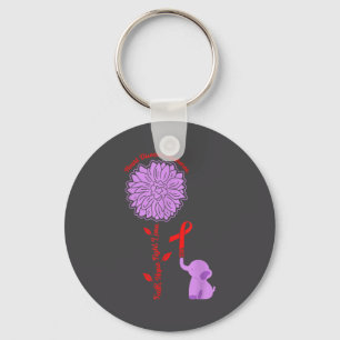 Heart Disease Awareness Faith Hope Fight Love Card Key Ring