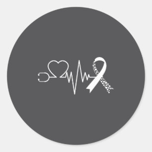 Heart Disease Awareness Go Red In February Health  Classic Round Sticker