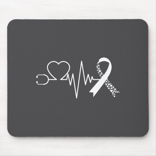 Heart Disease Awareness Go Red In February Health  Mouse Mat (Front)