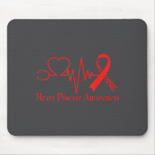 Heart Disease Awareness Go Red In February Health  Mouse Mat