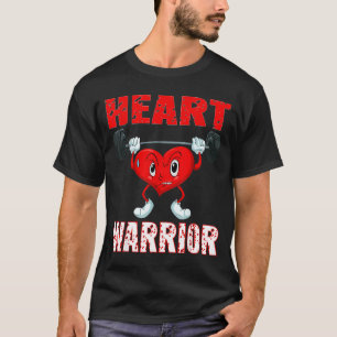 Heart Disease Awareness Heart Warrior Wear Red Hea T-Shirt