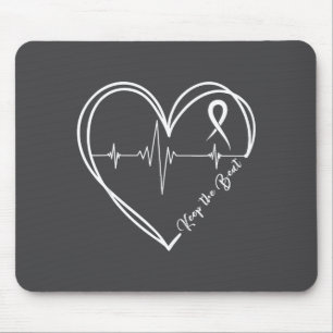Heart Disease Awareness Heartbeat Chd Wear Red Hea Mouse Mat