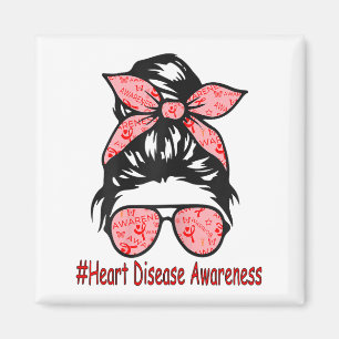 Heart Disease Awareness I Wear Red To Warrior Hear Magnet