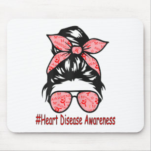 Heart Disease Awareness I Wear Red To Warrior Hear Mouse Mat