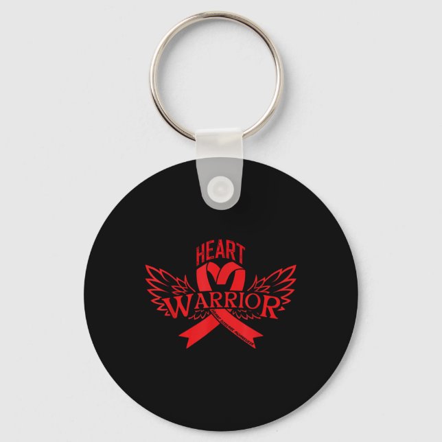 Heart Disease Awareness  Key Ring (Front)