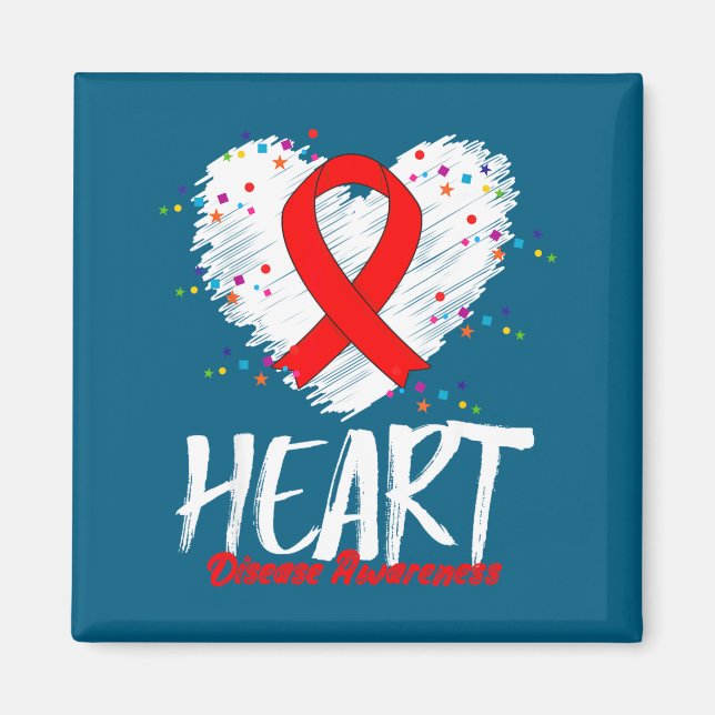 Heart Disease Awareness  Magnet (Front)