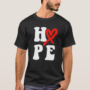Heart Disease Awareness Month Hope Vintage Heart H T-Shirt