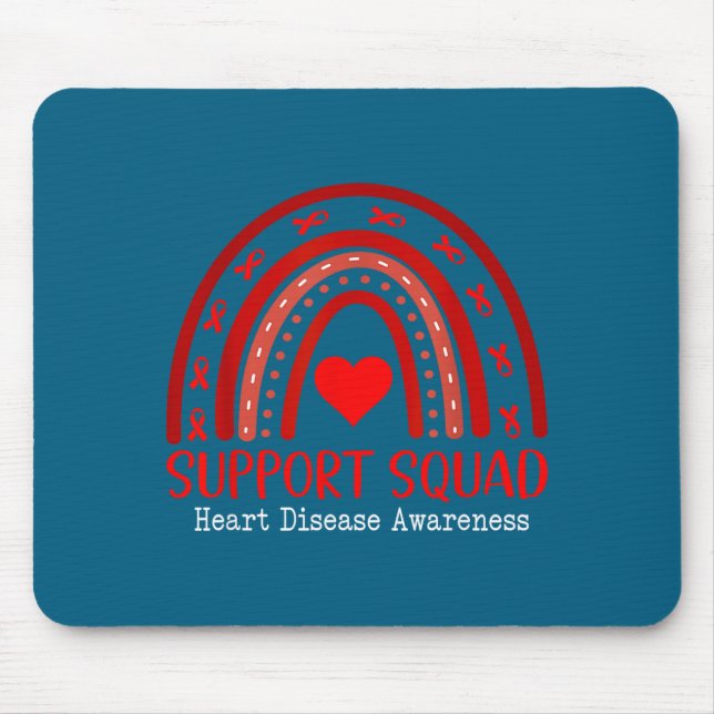 Heart Disease Awareness Month Open Heart Diseases  Mouse Mat (Front)