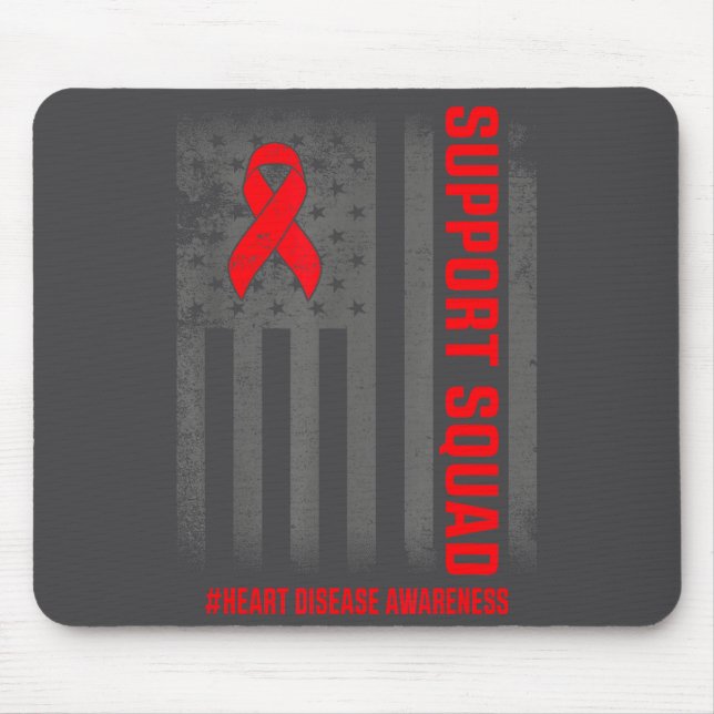 Heart Disease Awareness Month Open Heart Diseases  Mouse Mat (Front)
