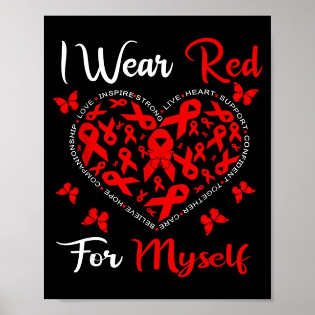 Heart Disease Awareness Month Open Heart Diseases  Poster (Front)