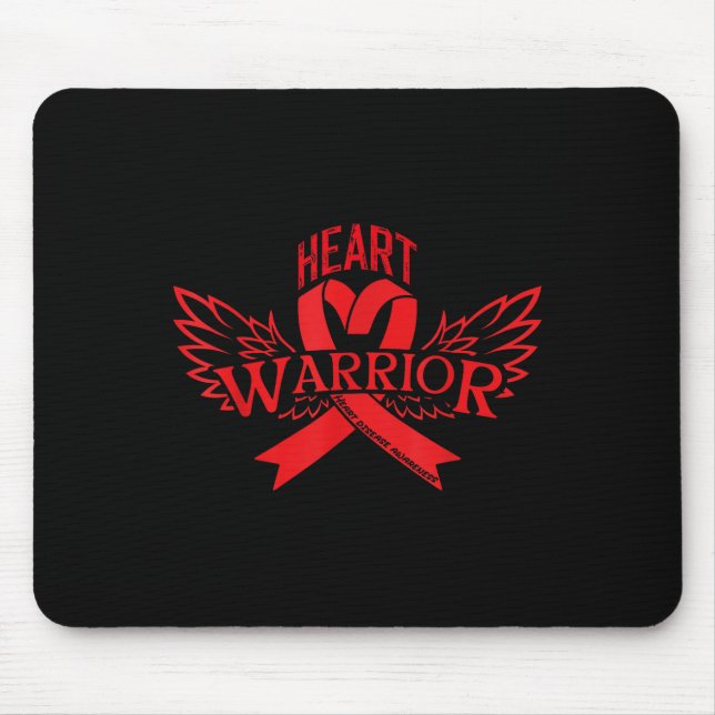 Heart Disease Awareness  Mouse Mat (Front)