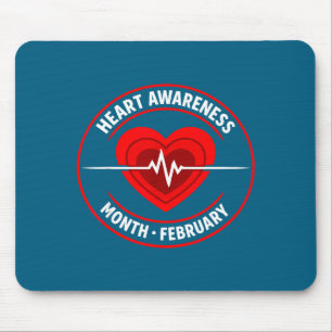Heart Disease Awareness Mouse Mat