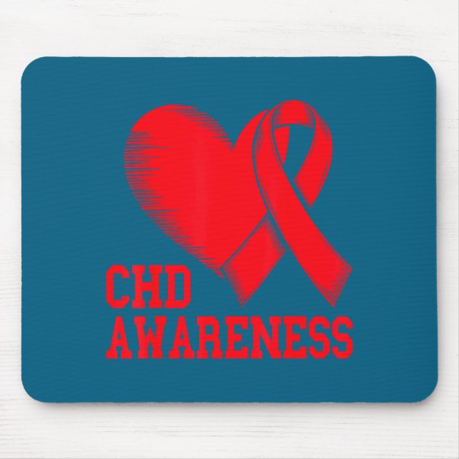 Heart Disease Awareness  Mouse Mat (Front)