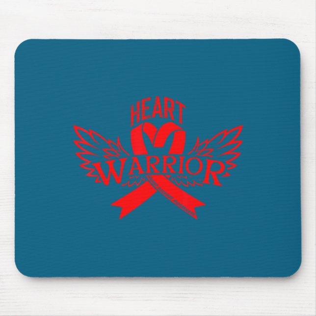 Heart Disease Awareness  Mouse Mat (Front)