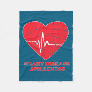 Heart Disease Awareness -national Wear Red Shirt D Fleece Blanket