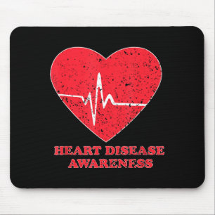 Heart Disease Awareness -national Wear Red Shirt D Mouse Mat