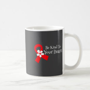 Heart Disease Awareness Shirt Heart Health Month  Coffee Mug