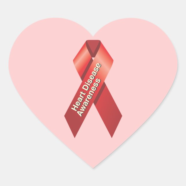 Heart Disease Awareness Sticker (Front)