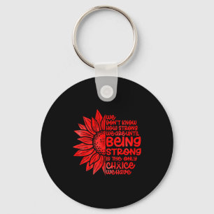 Heart Disease Awareness Warrior Survivor Supporter Key Ring