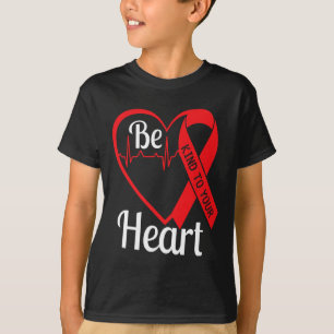 Heart Disease Awareness Wear Red In February Graph T-Shirt