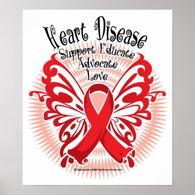 Heart Disease Butterfly 3 Poster (Front)