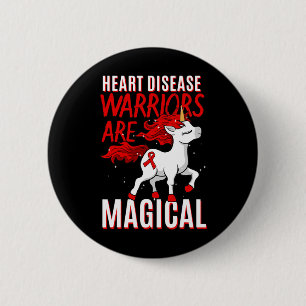 Heart Disease Cardiovascular Coronary Artery Warri 6 Cm Round Badge