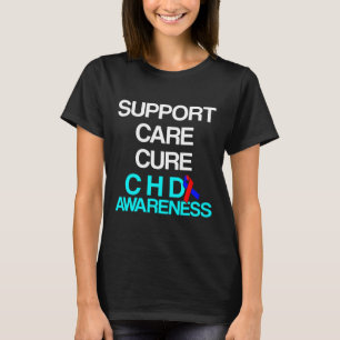Heart Disease Defect Survivor Chd Warrior 3 T-Shirt