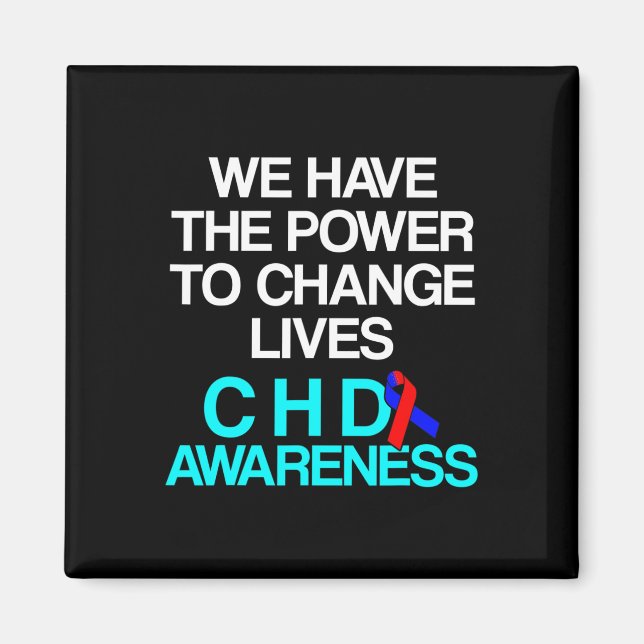 Heart Disease Defect Survivor Chd Warrior 4  Magnet (Front)