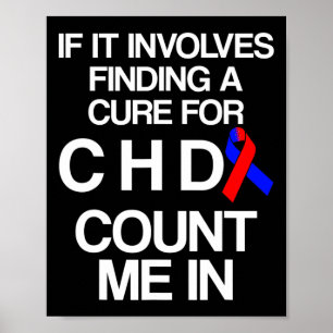 Heart Disease Defect Survivor Chd Warrior  Poster