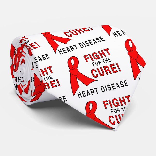 Heart Disease Fight for the Cure Tie (Rolled)