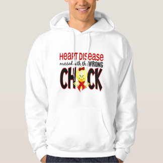 Heart Disease Messed With The Wrong Chick Hoodie